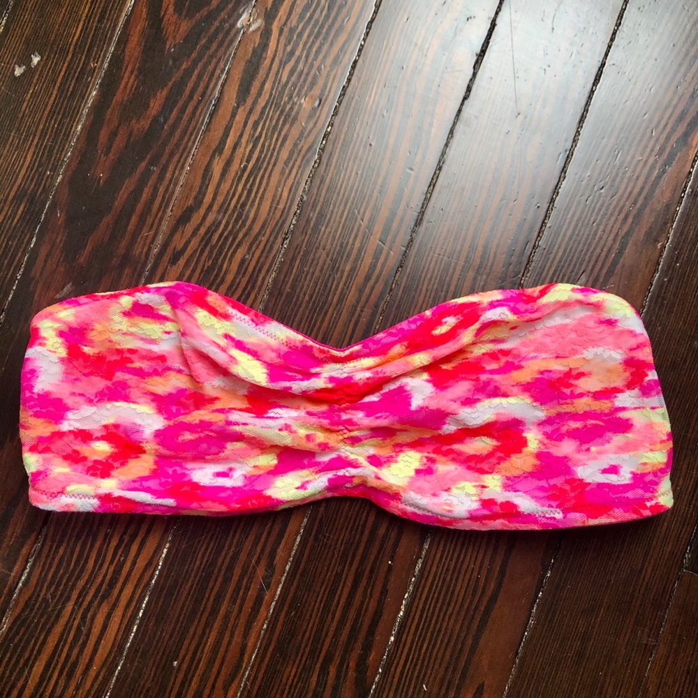 PINK lace bandeau